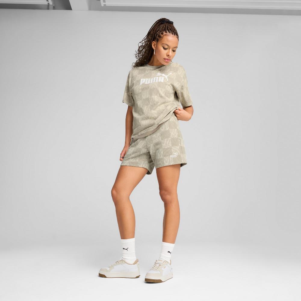 Puma Shorts de talle medio ESS GRAPHIC 5" para mujer Último día