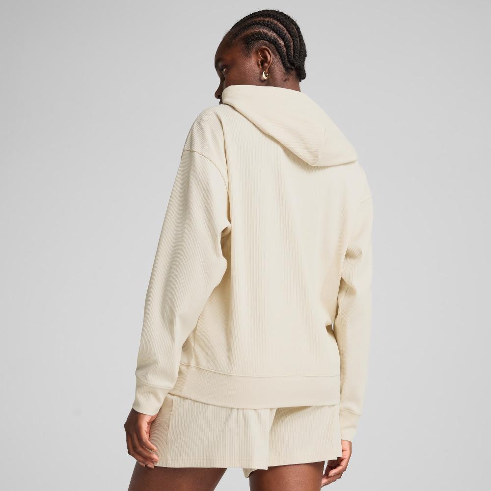 Puma Sudadera de canalé con capucha ESS ELEVATED Comfort para mujer Superdescuento