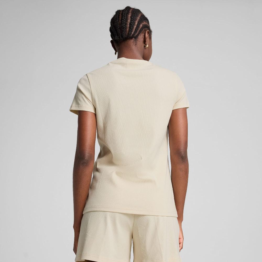 Puma Camiseta de canalé ESS ELEVATED para mujer Liquidación