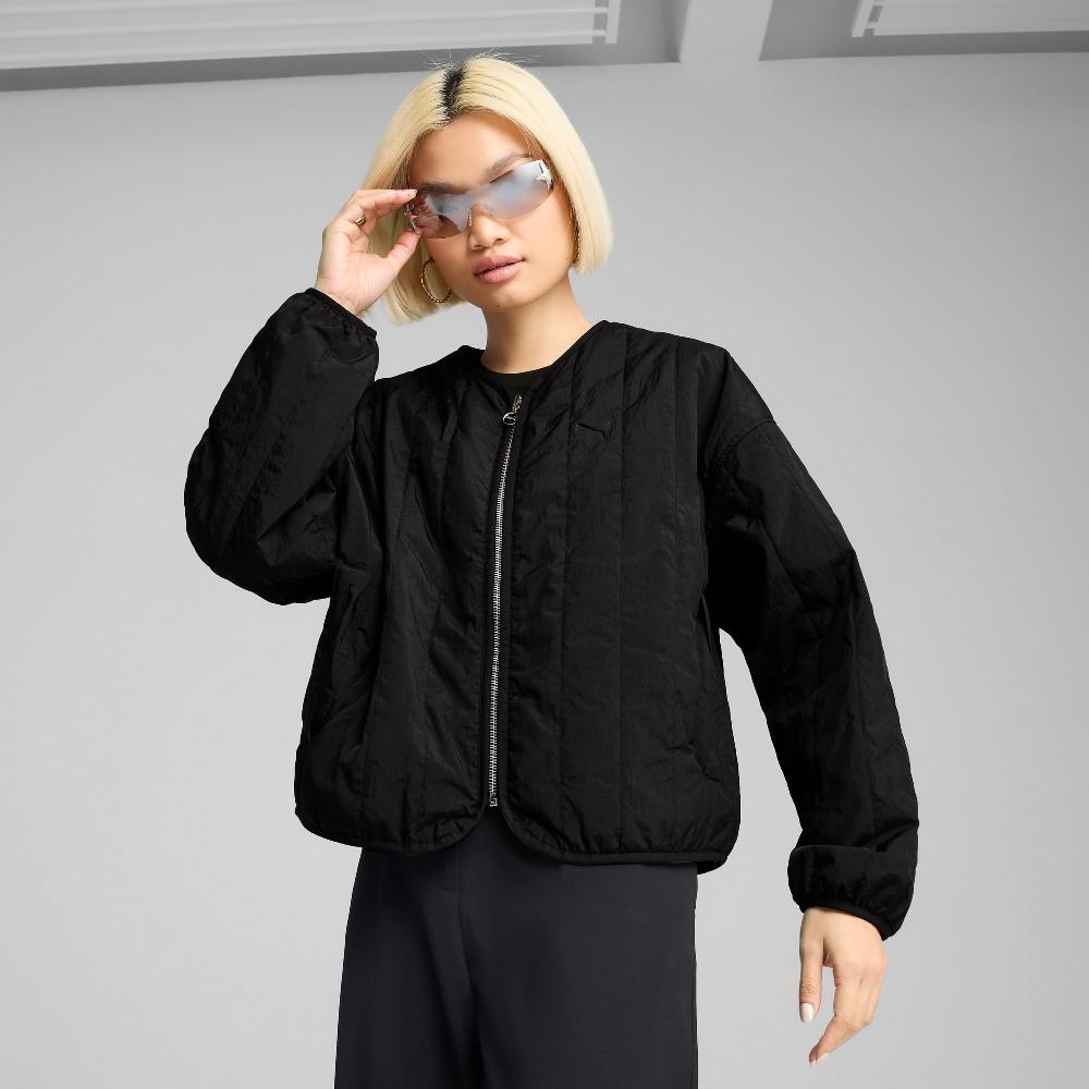 Puma Chaqueta reversible holgada con forro para mujer