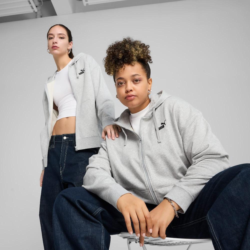 Puma Sudadera con capucha y cremallera ESS Small No. 1 Logo Comfort para mujer