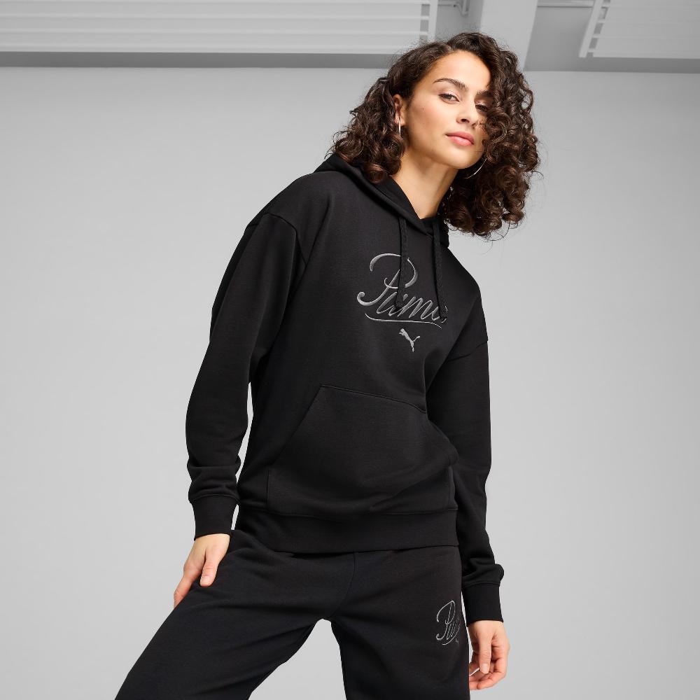 Puma Sudadera con capucha ESS SCRIPT Comfort para mujer