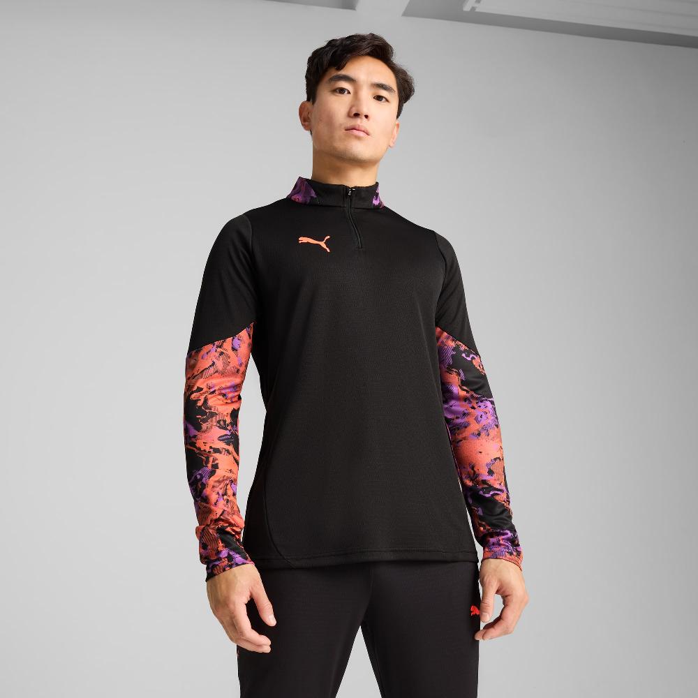 Puma Camiseta de fútbol con cuello con cremallera IndividualCUP para hombre