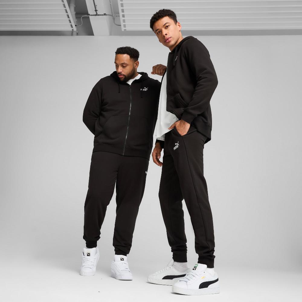 Puma Pantalones de chándal semiajustados Essentials con logo n.º 1 para hombre