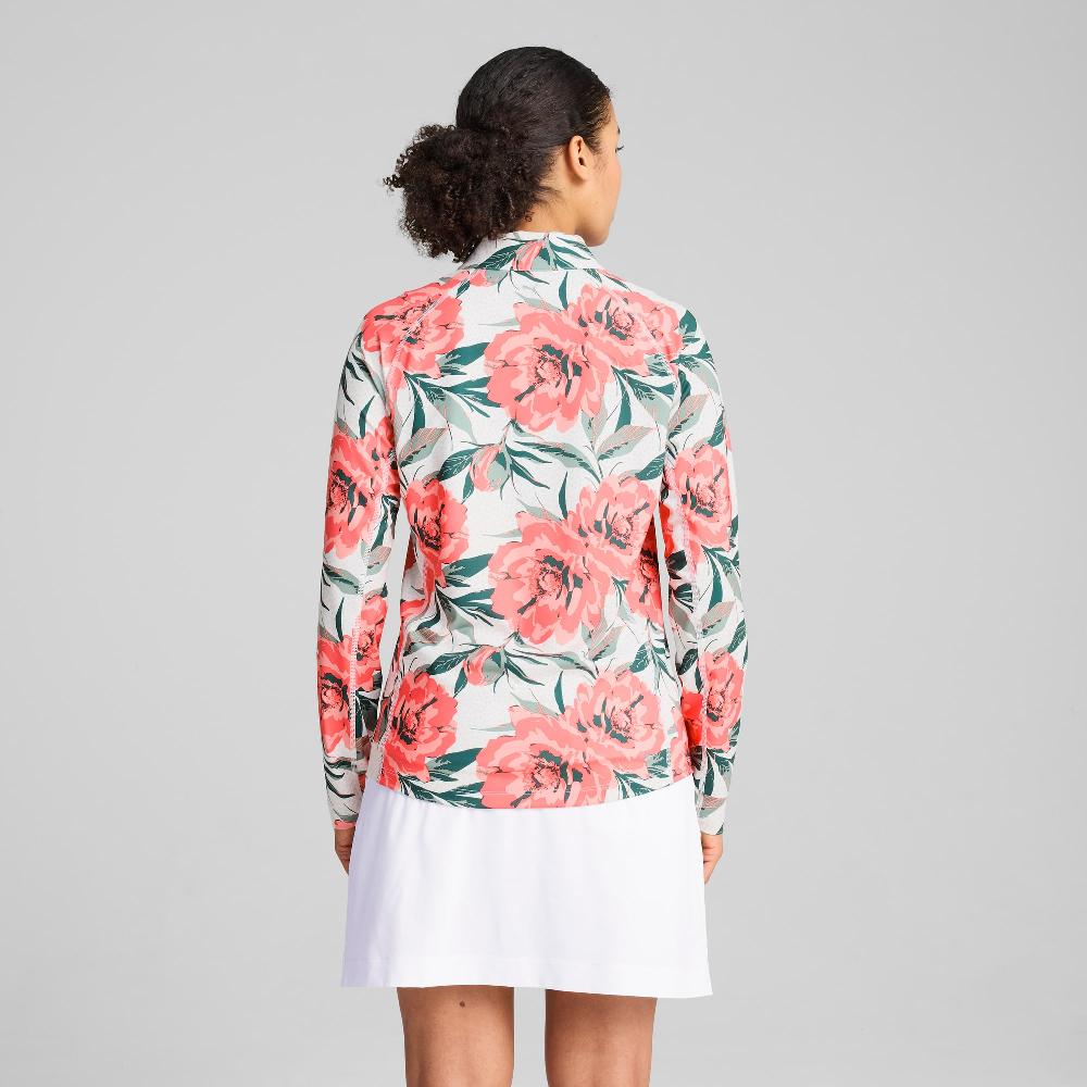 Puma Camiseta de cuello con cremallera YOU-V Beautiful Game para mujer ÚLTIMAS EDICIONES