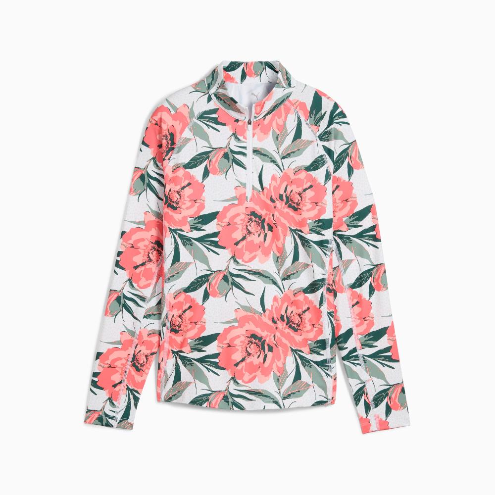 Puma Camiseta de cuello con cremallera YOU-V Beautiful Game para mujer ÚLTIMAS EDICIONES