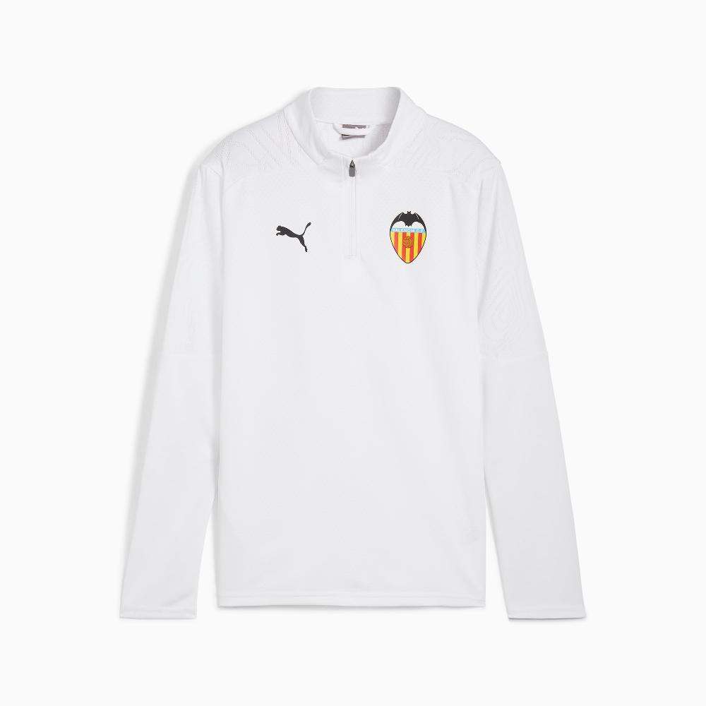 Puma Camiseta de training Valencia CF con cremallera de un cuarto juvenil Rebajas baratas