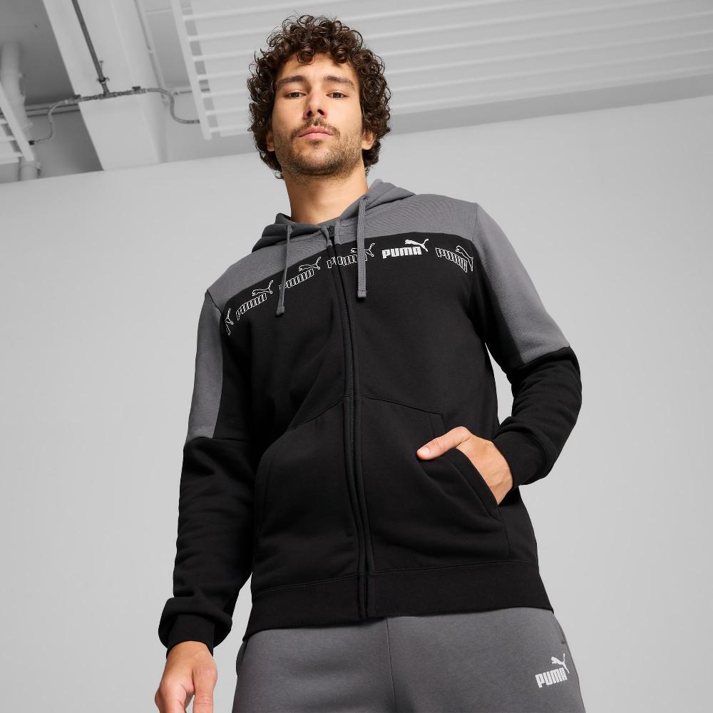 Puma Chaqueta con capucha y cremallera Around The Block para hombre ÚLTIMAS EDICIONES