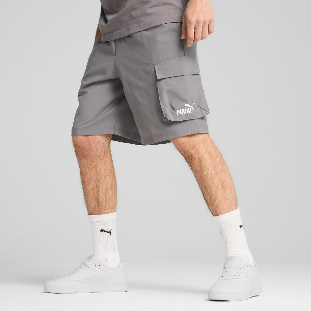Puma Shorts cargo de punto Essentials con logo n.º 1 9" para hombre