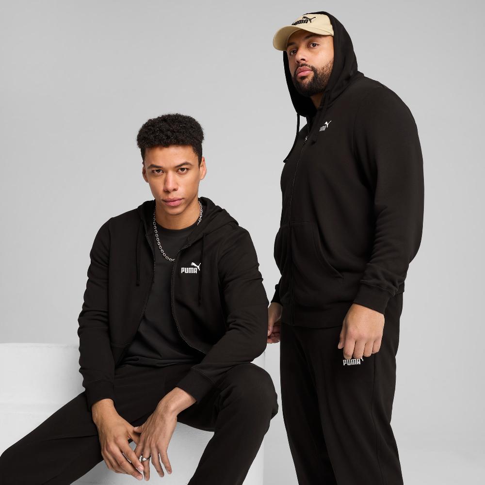 Puma Sudadera con capucha y cremallera Essentials con logo n.º 1 para hombre Libre de impuestos