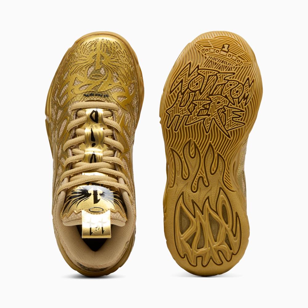 Puma Zapatillas de baloncesto MB.04 Golden Child juveniles Grandes ahorros