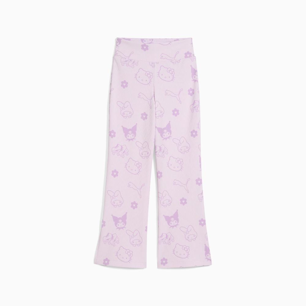 Puma Leggings acampanados de tejido acanalado PUMA x HELLO KITTY AND FRIENDS para niños