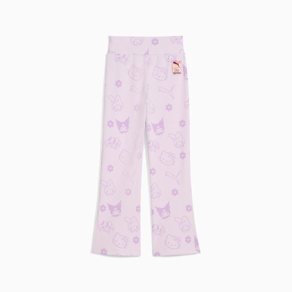 Puma Leggings acampanados de tejido acanalado PUMA x HELLO KITTY AND FRIENDS para niños Rebajas baratas