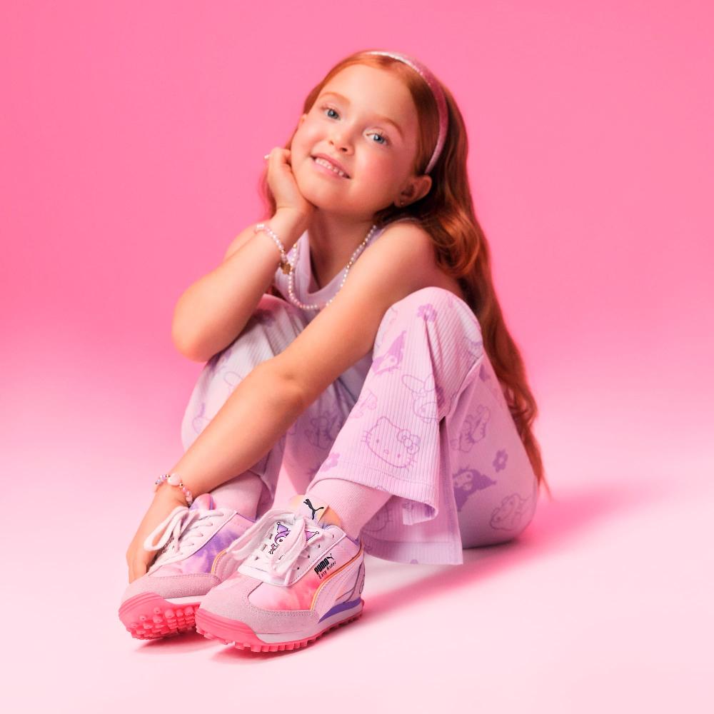 Puma Leggings acampanados de tejido acanalado PUMA x HELLO KITTY AND FRIENDS para niños Rebajas baratas