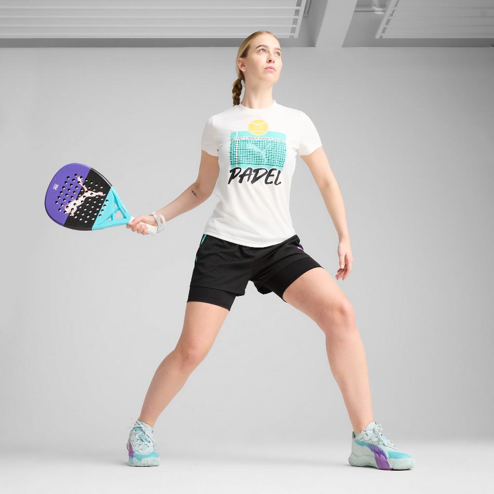 Puma Camiseta de pádel INDIVIDUAL Graphic para mujer ÚLTIMAS EDICIONES