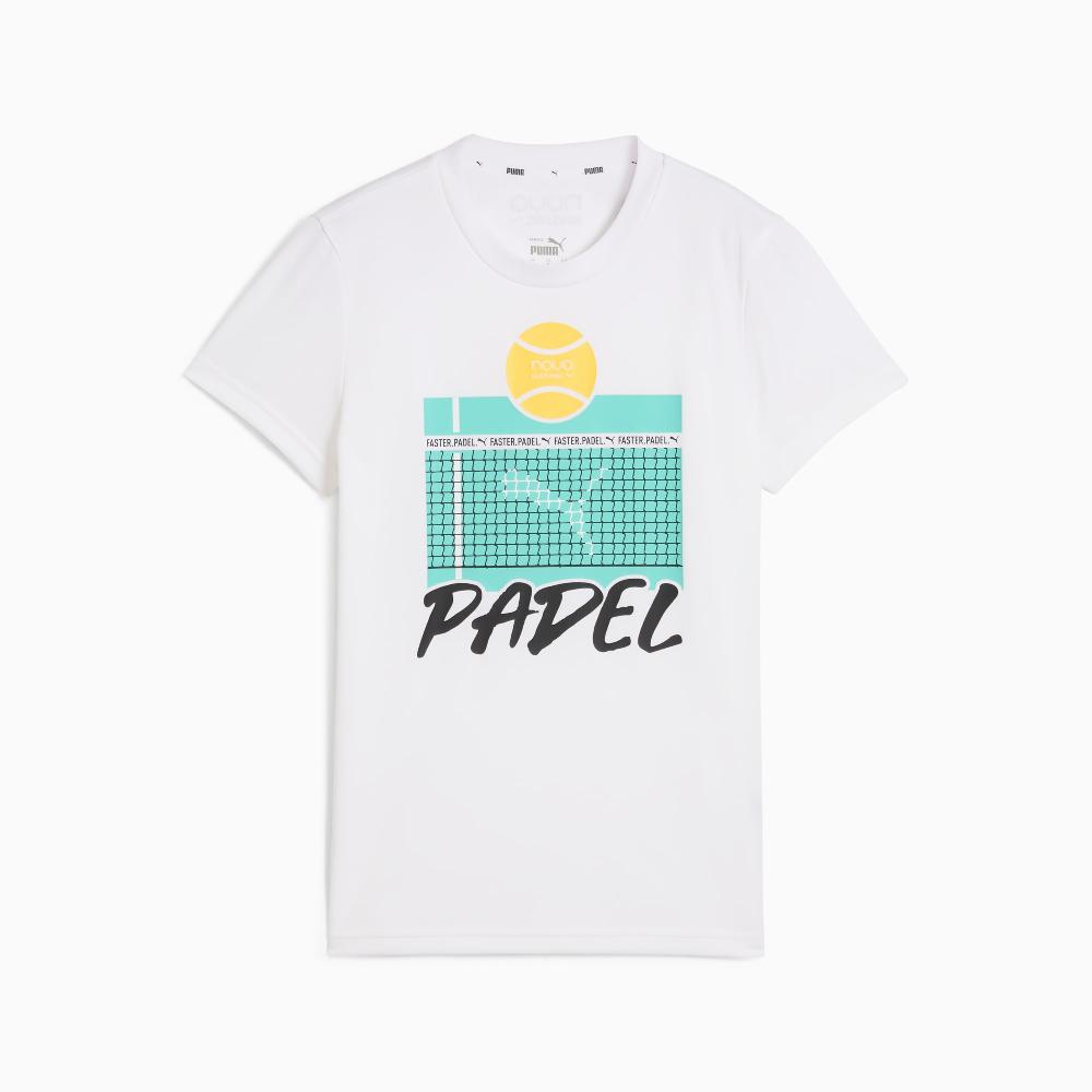 Puma Camiseta de pádel INDIVIDUAL Graphic para mujer ÚLTIMAS EDICIONES