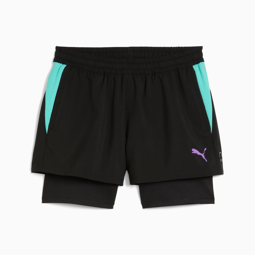 Puma Shorts de pádel INDIVIDUAL 2 en 1 para mujer Oferta especial de fábrica