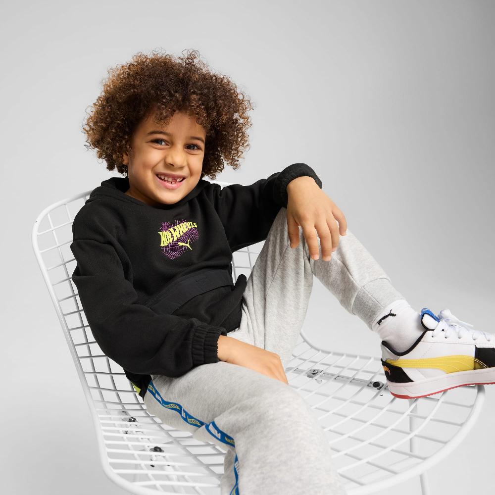 Puma Sudadera estampada de corte holgado y con capucha PUMA x HOT WHEELS™ para niños