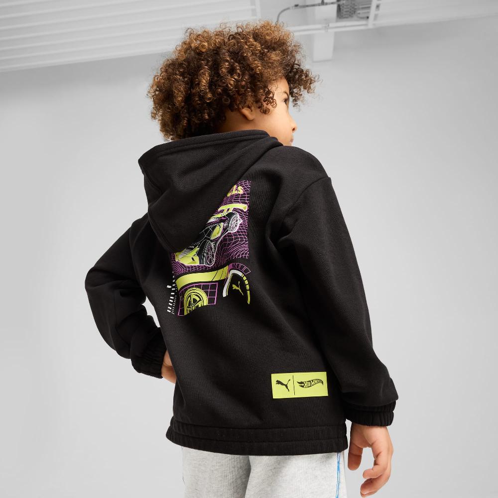 Puma Sudadera estampada de corte holgado y con capucha PUMA x HOT WHEELS™ para niños En oferta