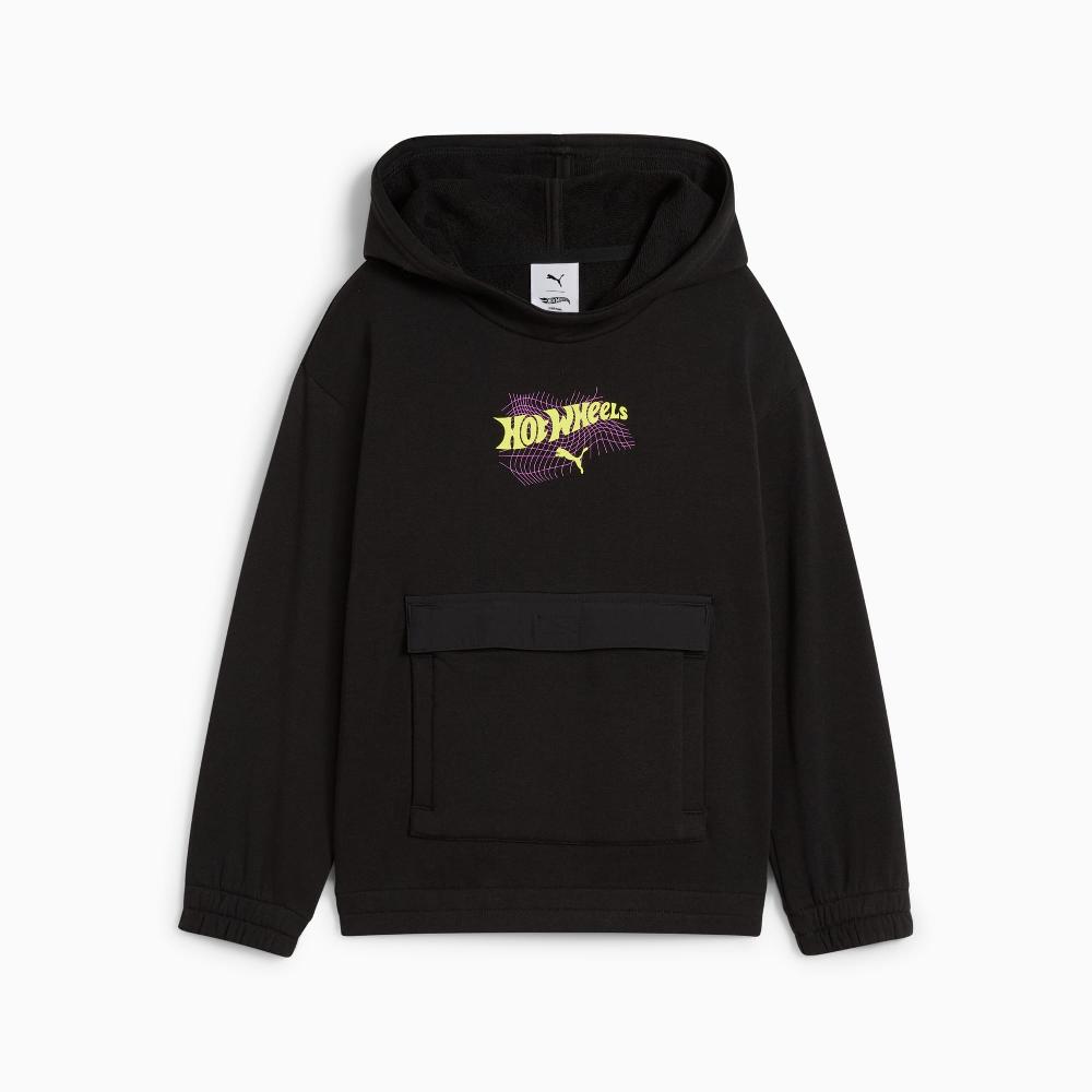 Puma Sudadera estampada de corte holgado y con capucha PUMA x HOT WHEELS™ para niños En oferta