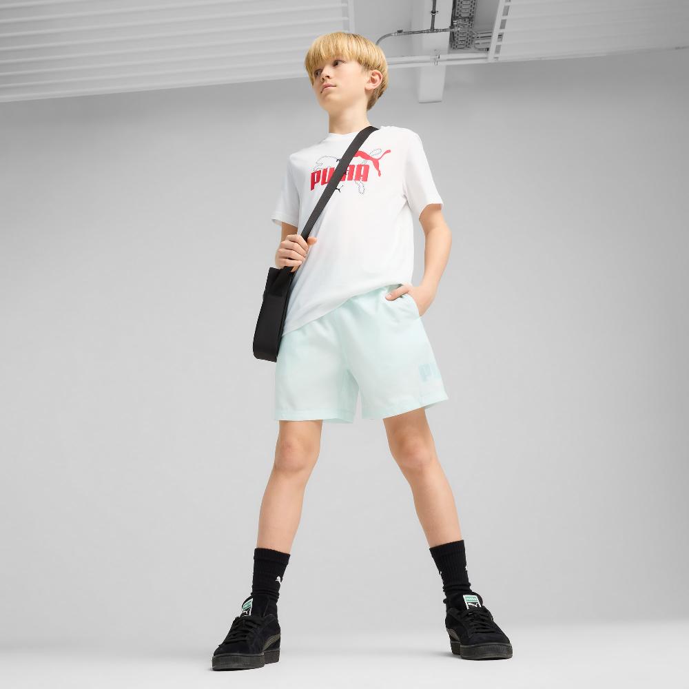 Puma Shorts tejidos Essentials Logo Lab Summer juveniles Descuento por venta flash