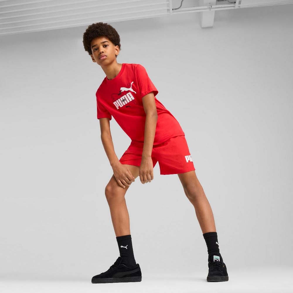 Puma Shorts tejidos Essentials Logo Lab Summer juveniles Ofertas de temporada