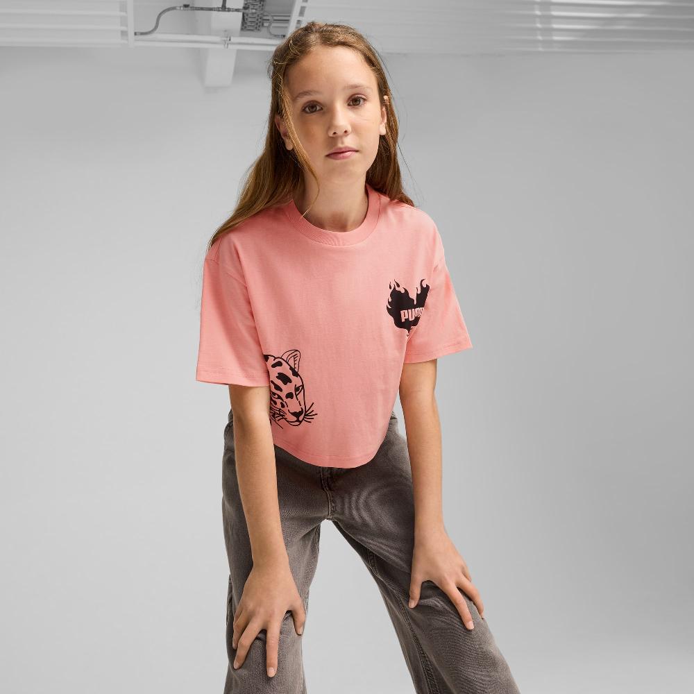 Puma Camiseta corta estampada Essentials juvenil