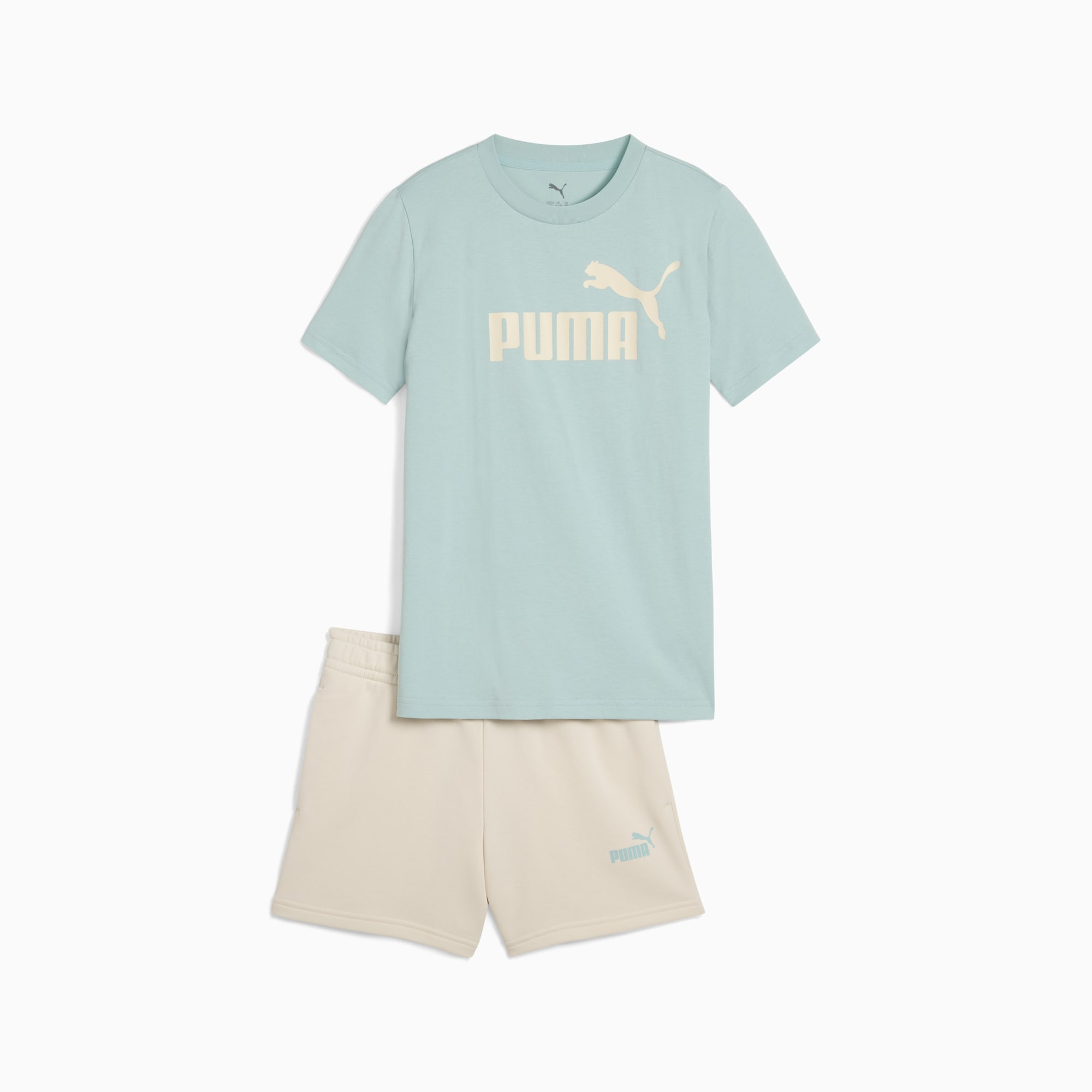 Puma Conjunto de camiseta y shorts Essentials con logo n.º 1 juvenil Tienda