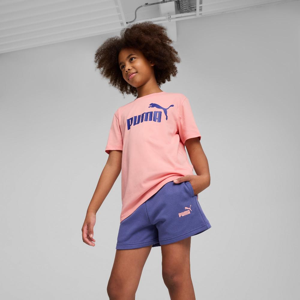 Puma Conjunto de camiseta y shorts Essentials con logo n.º 1 juvenil