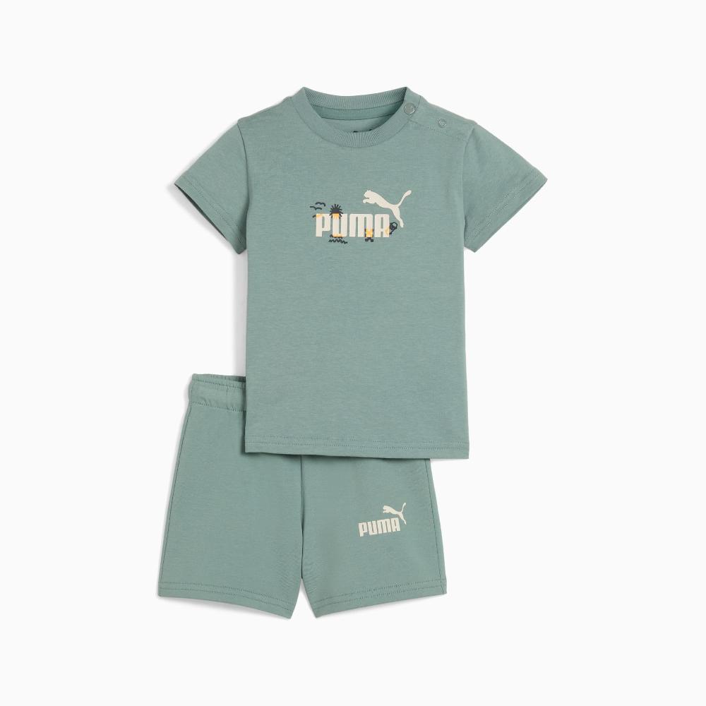 Puma Conjunto de camiseta y shorts Minicats Sandy Adventures infantil