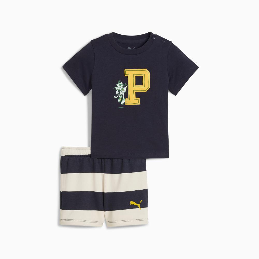 Puma Conjunto de camiseta y pantalones Minicats SUPER PUMA infantil