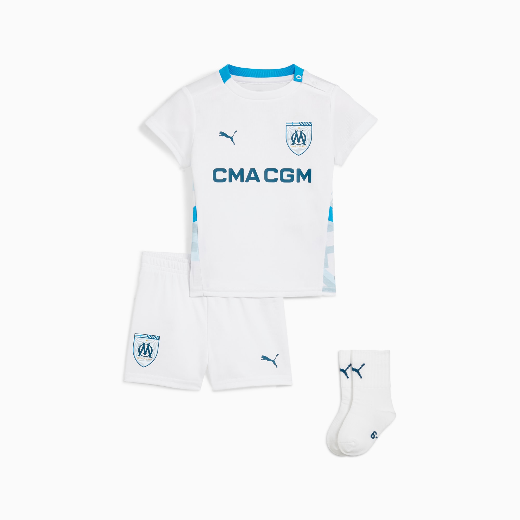 Puma Conjunto infantil Olympique de Marseille 1.ª equipación 24/25
