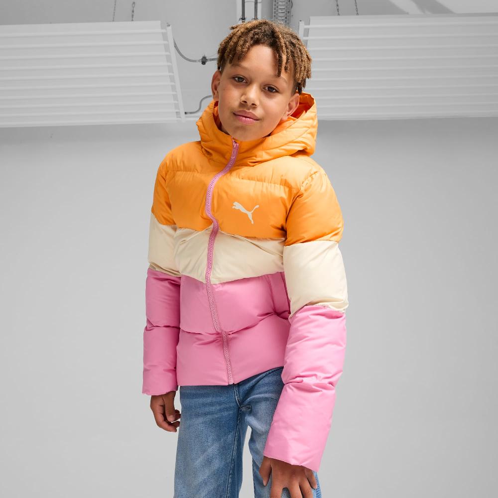 Puma Chaqueta acolchada con capucha Poly juvenil
