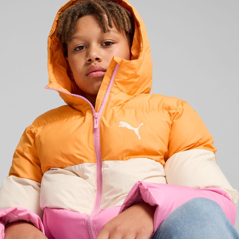 Puma Chaqueta acolchada con capucha Poly juvenil Envío internacional gratuito