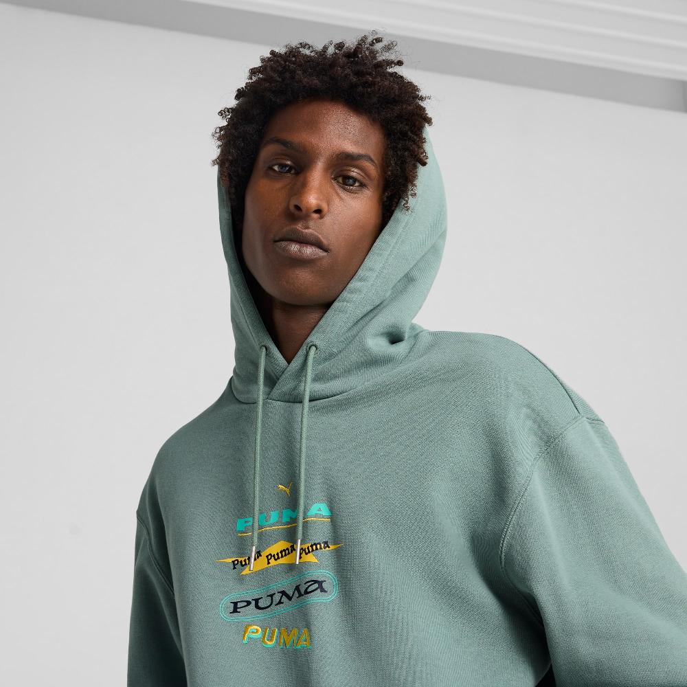 Puma Sudadera con capucha estampada Wardrobe Essentials para hombre Solo queda un día