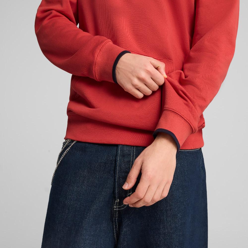 Puma Sudadera con capucha estampada Wardrobe Essentials para hombre Grandes descuentos