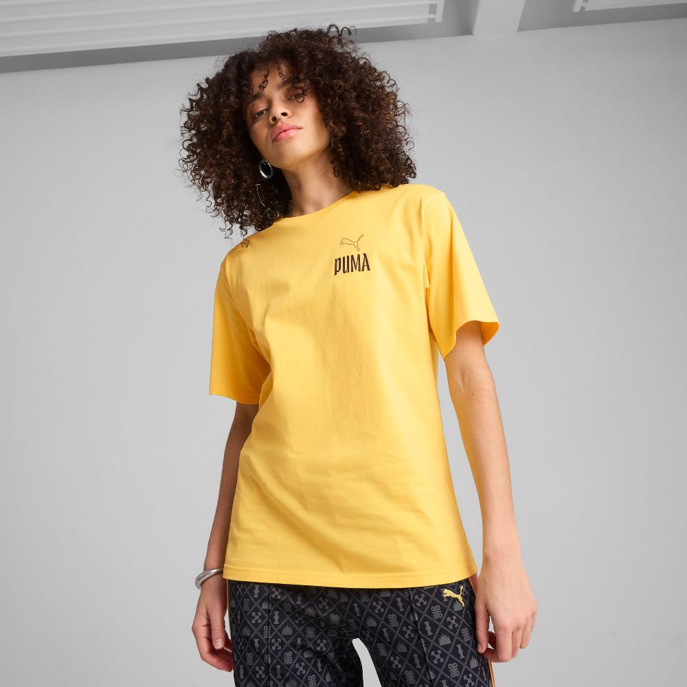 Puma Camiseta estampada holgada Wardrobe Essentials para mujer Rebajas de fin de temporada