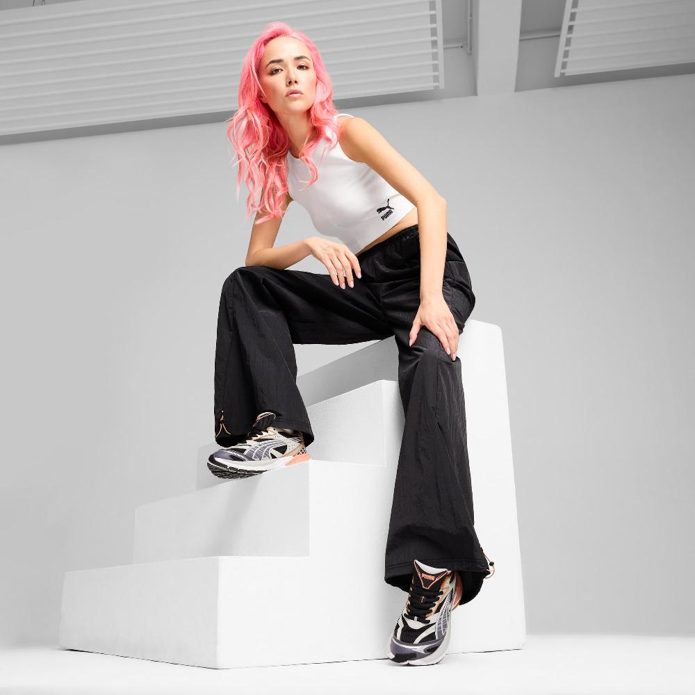 Puma Pantalones tipo paracaídas DARE TO para mujer Outlet online