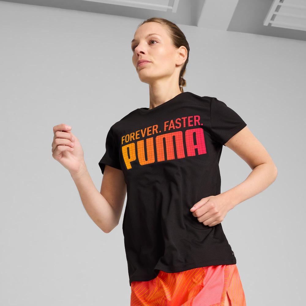 Puma Camiseta gráfica PUMA RUN Fav para mujer