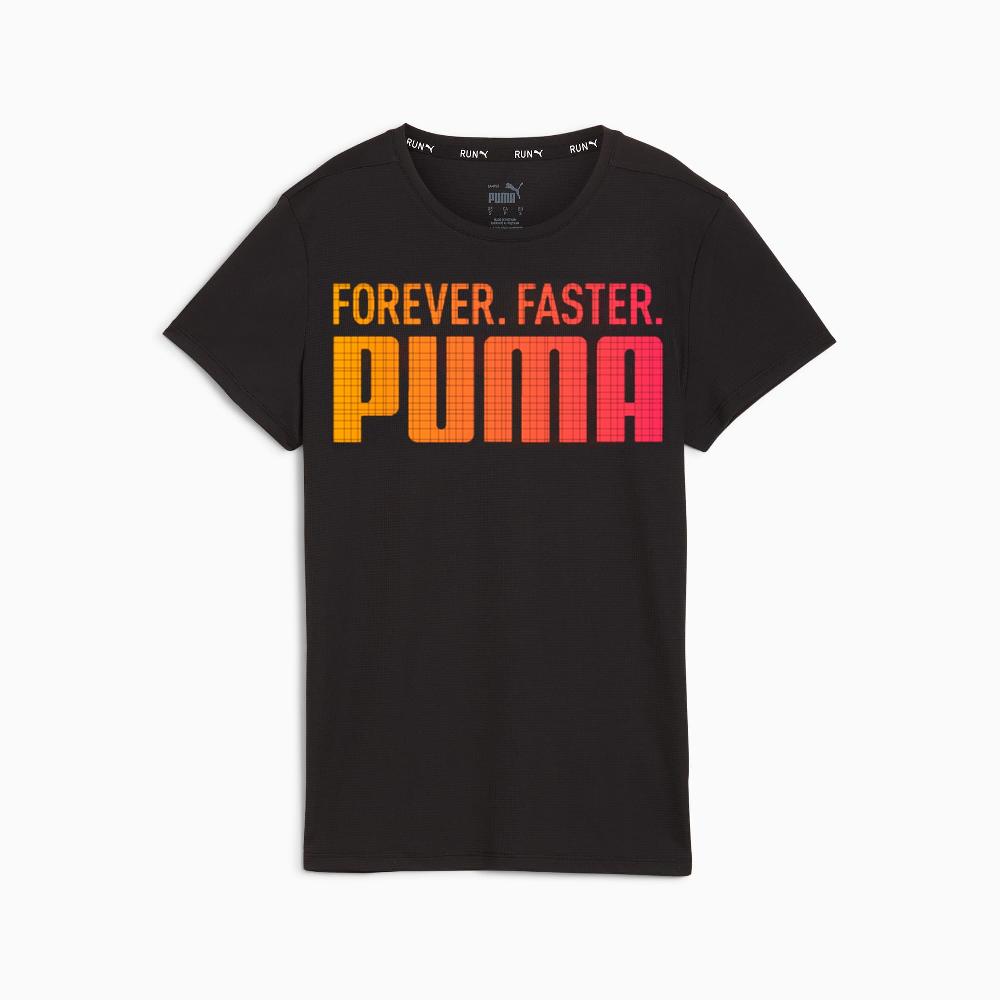 Puma Camiseta gráfica PUMA RUN Fav para mujer Oferta especial