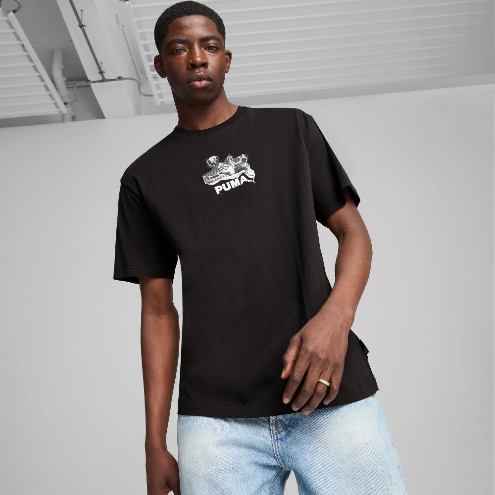 Puma Camiseta GRAPHICS Bicycle Kick para hombre