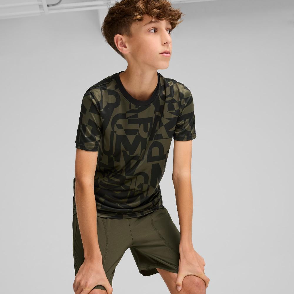Puma Camiseta de training con estampado integral juvenil Liquidación