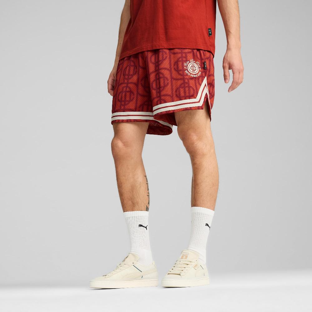Puma Shorts PUMA X PALM TREE CREW de malla con estampado integral para hombre