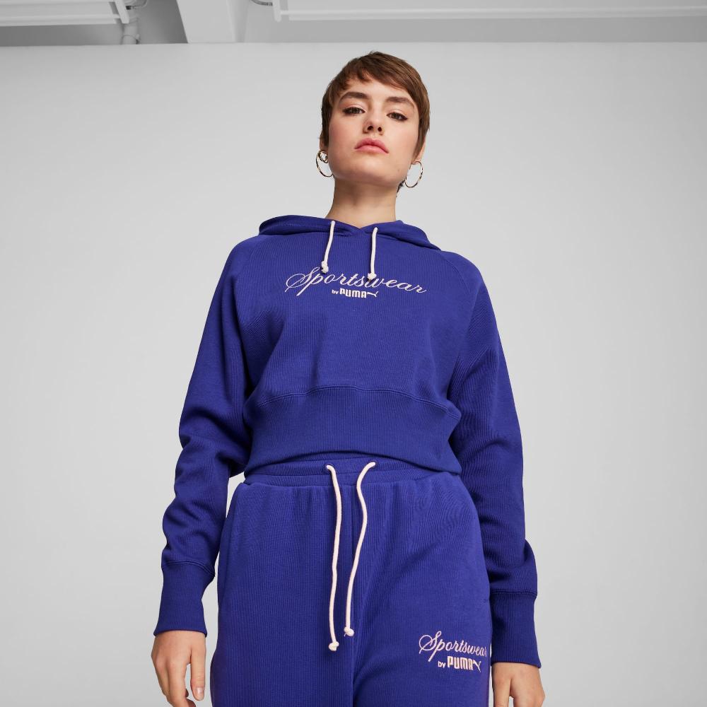 Puma Sudadera con capucha CLASSICS+ Relaxed para mujer Promoción por tiempo limitado