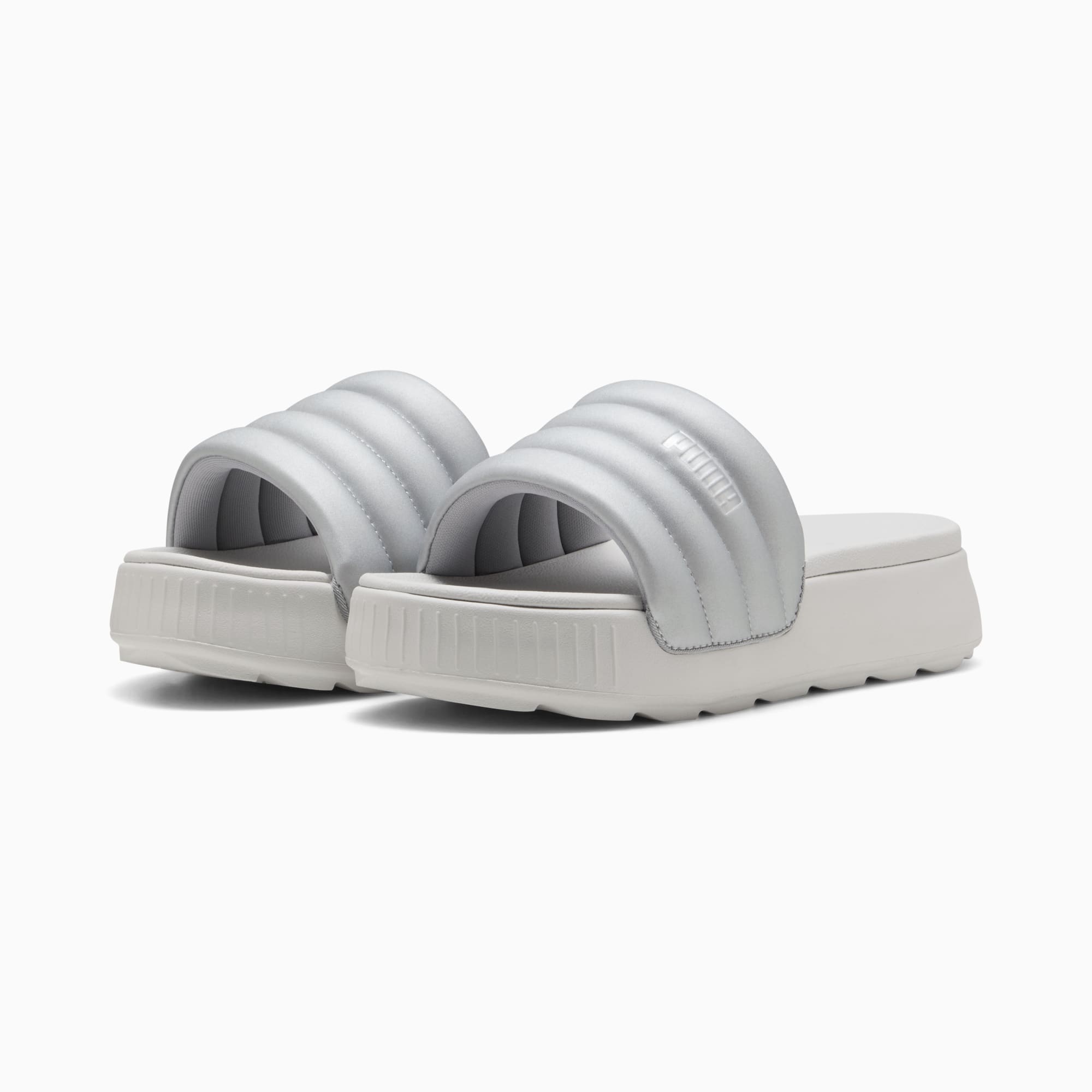 Puma Sandalias Karmen Puffy Aqua Metallics para mujer COMPRAR AHORA