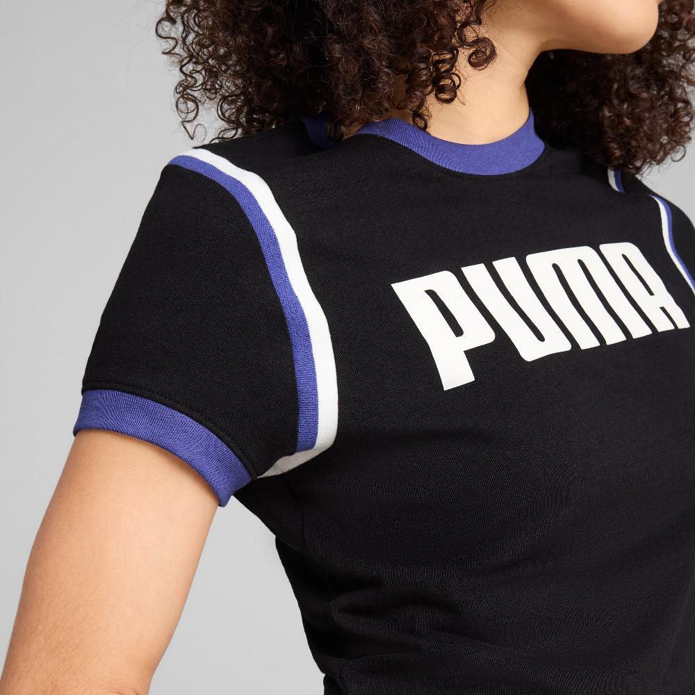 Puma Camiseta baby tee estampada FUTURE.PUMA.ARCHIVE para mujer Tienda de fábrica