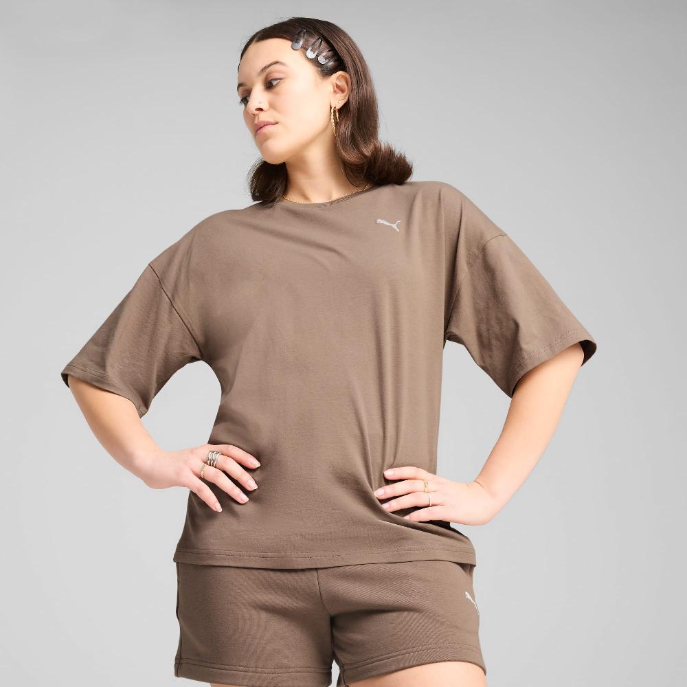 Puma Camiseta holgada Wardrobe Essentials para mujer Precios de Black Friday