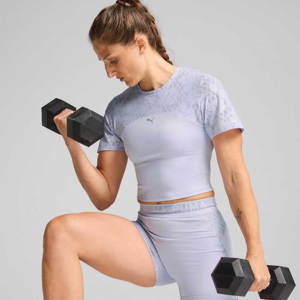 Puma Camiseta crop para mujer LACE