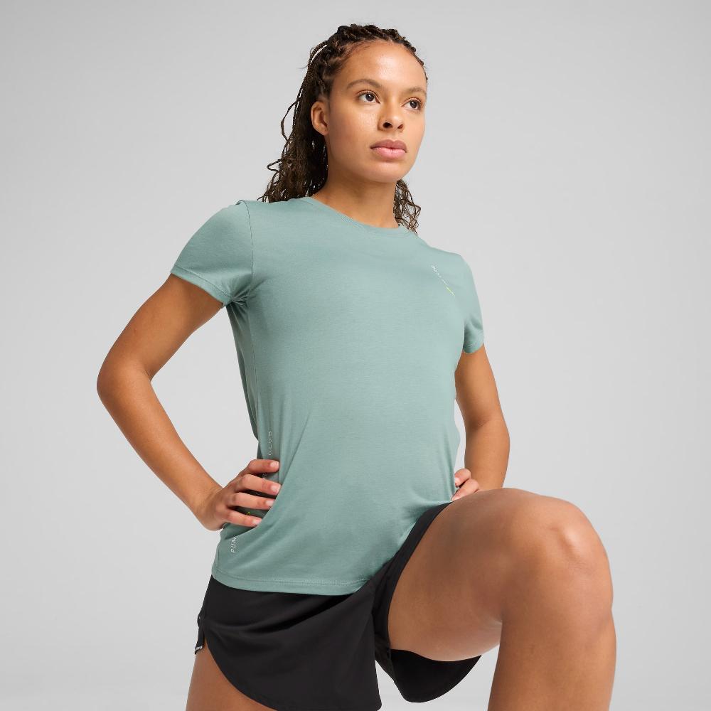 Puma Camiseta de running estampada Club para mujer