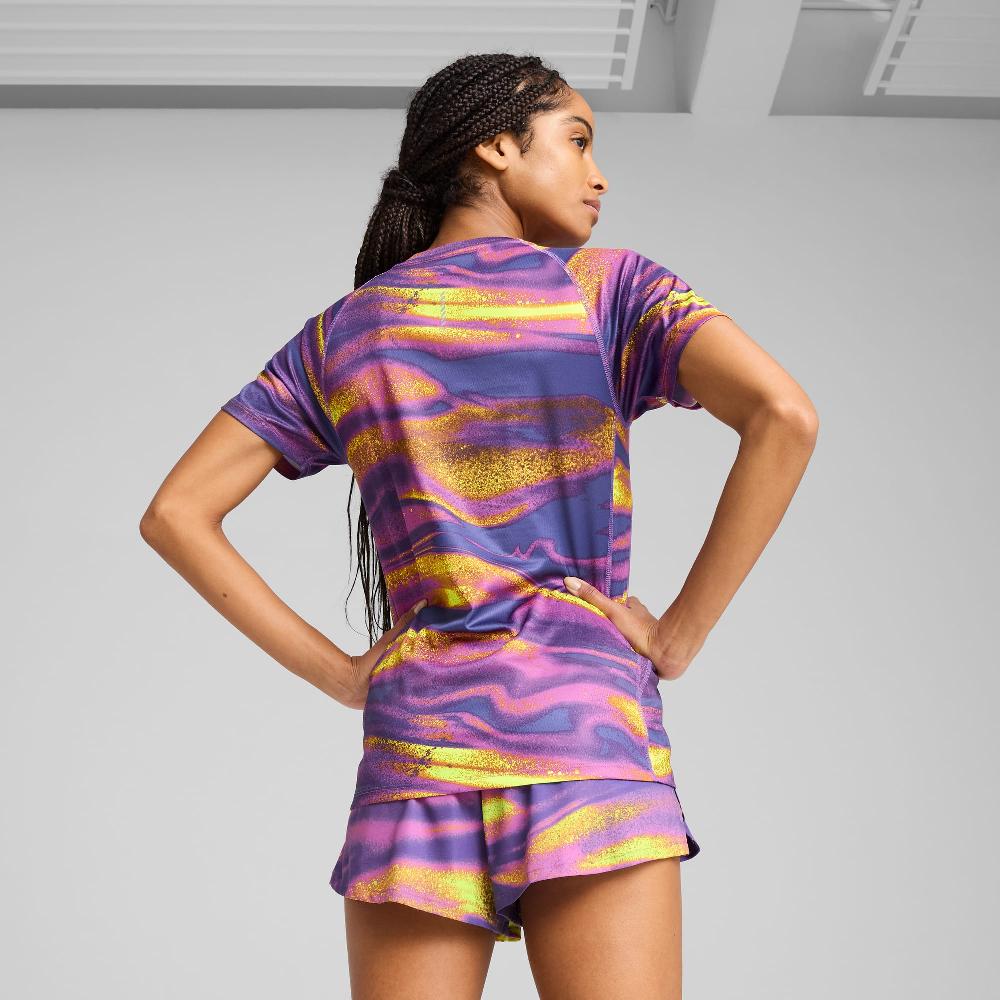 Puma Camiseta de running con estampado integral VELOCITY para mujer Grandes ahorros